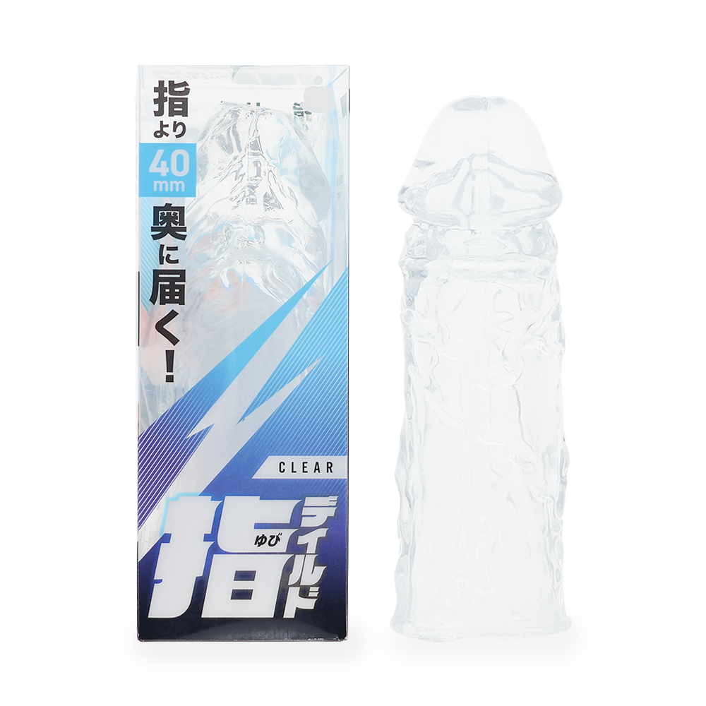 指ディルド　クリア(p-417)